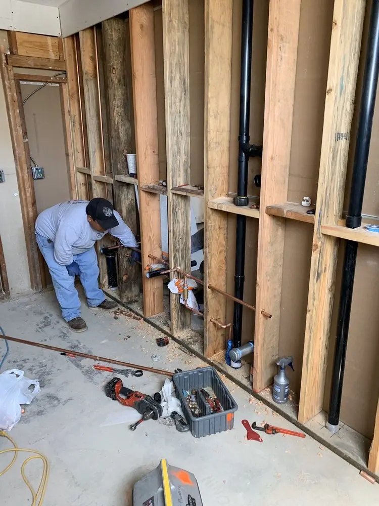 Commercial rough-in plumbing for Commercial Plumbing in Meadowood